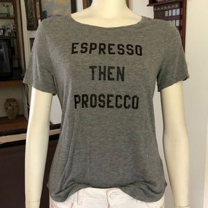 “Espresso Then Prosecco” Graphic Tee 🍾